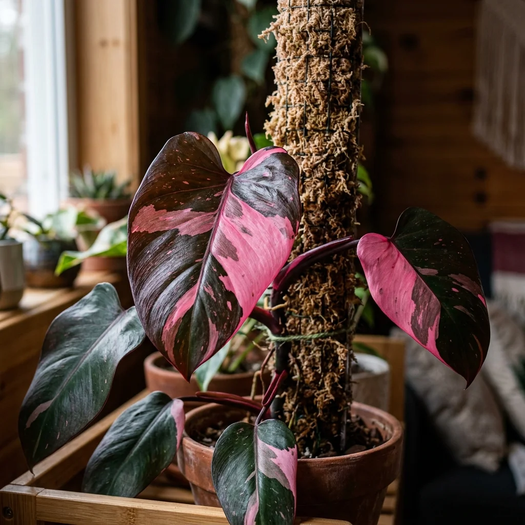 Identifica e cura Pink Princess Philodendron (Philodendron erubescens 'Pink Princess') con Plant AI