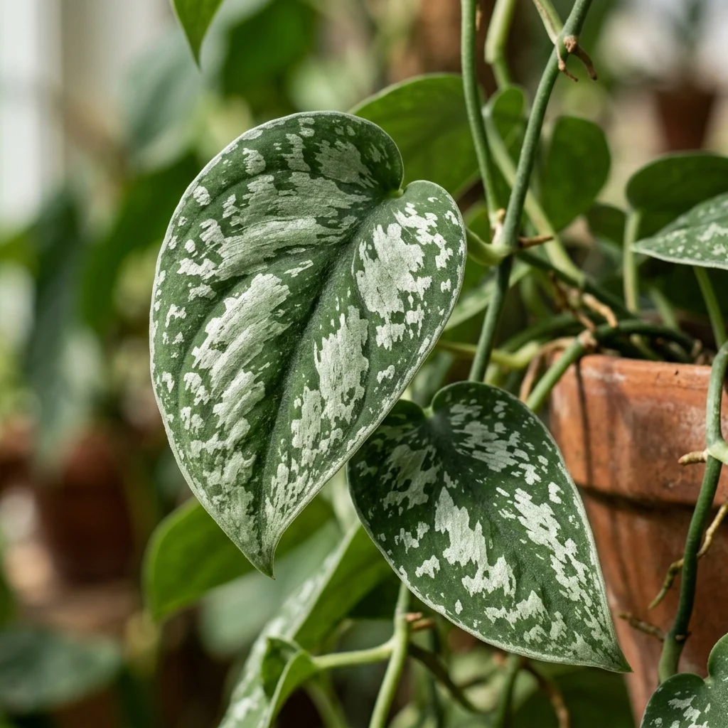 Identifica e cura Satin Pothos (Scindapsus pictus) con Plant AI