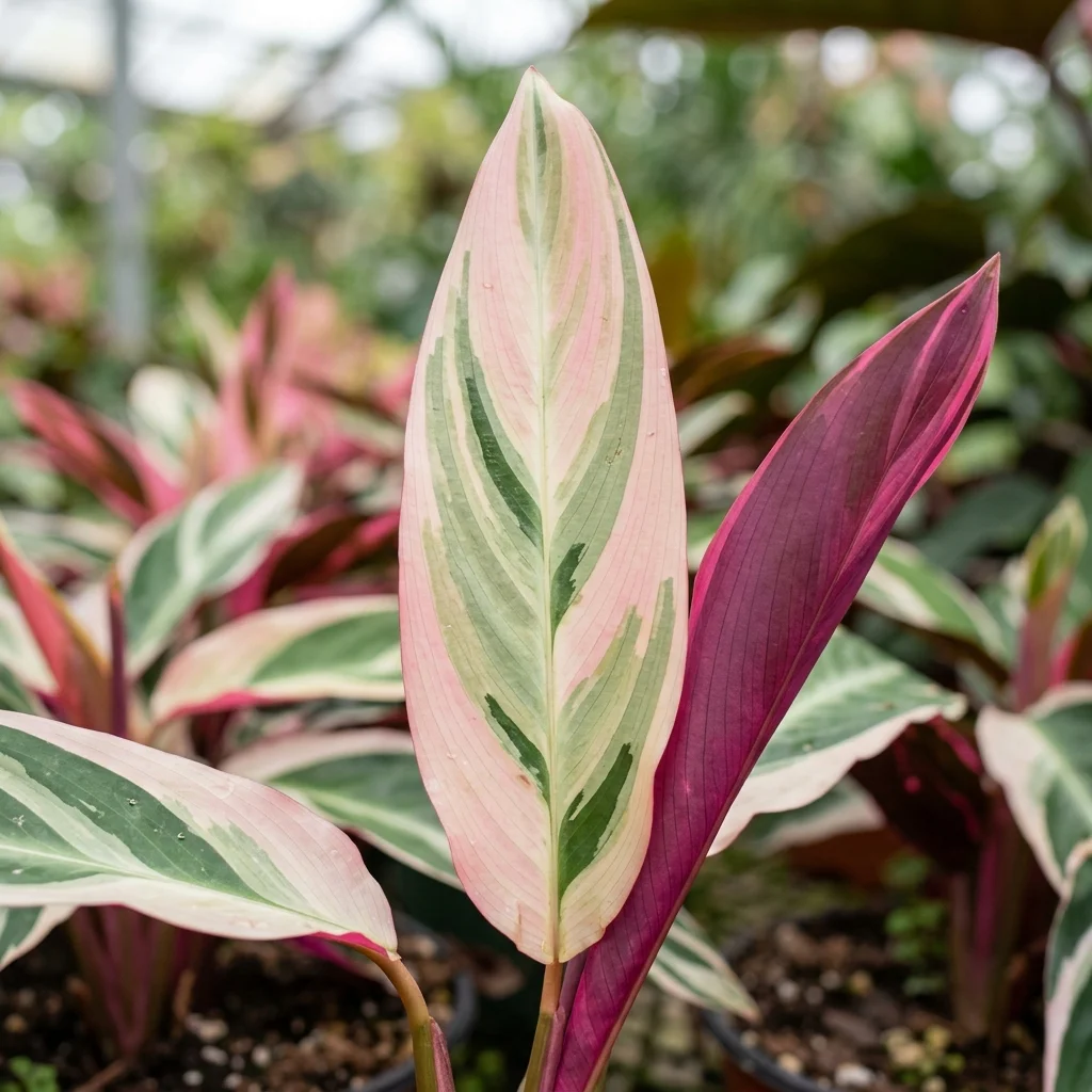 Identifica e cura Stromanthe Triostar (Stromanthe thalia 'Triostar') con Plant AI