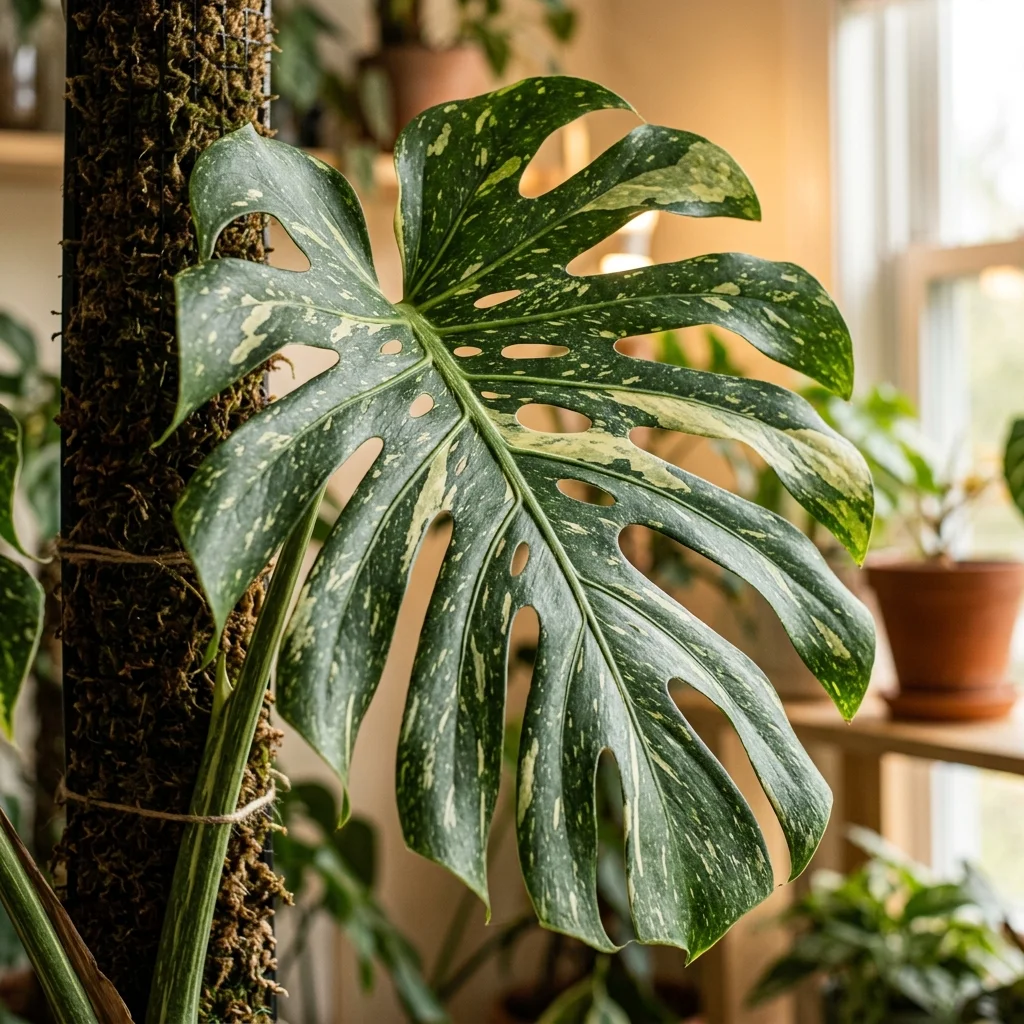 Identifica e cura Thai Constellation Monstera (Monstera deliciosa 'Thai Constellation') con Plant AI