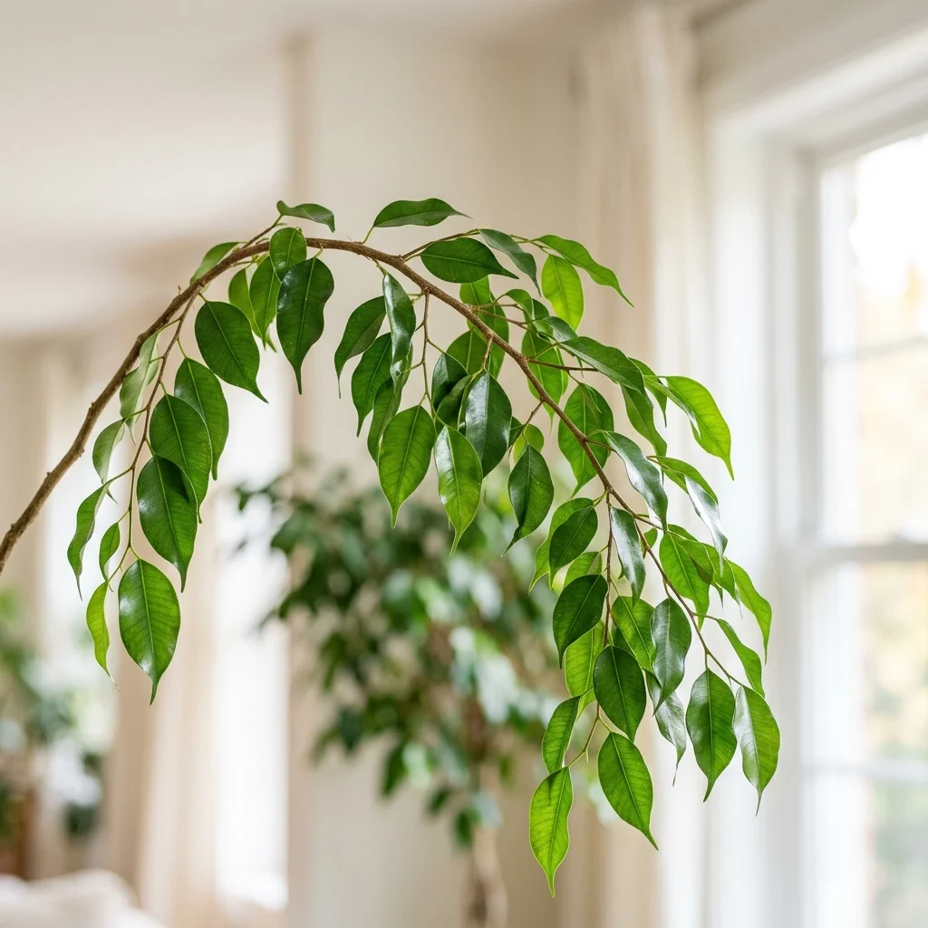 Identifica e cura Ficus benjamina (Ficus benjamina) con Plant AI