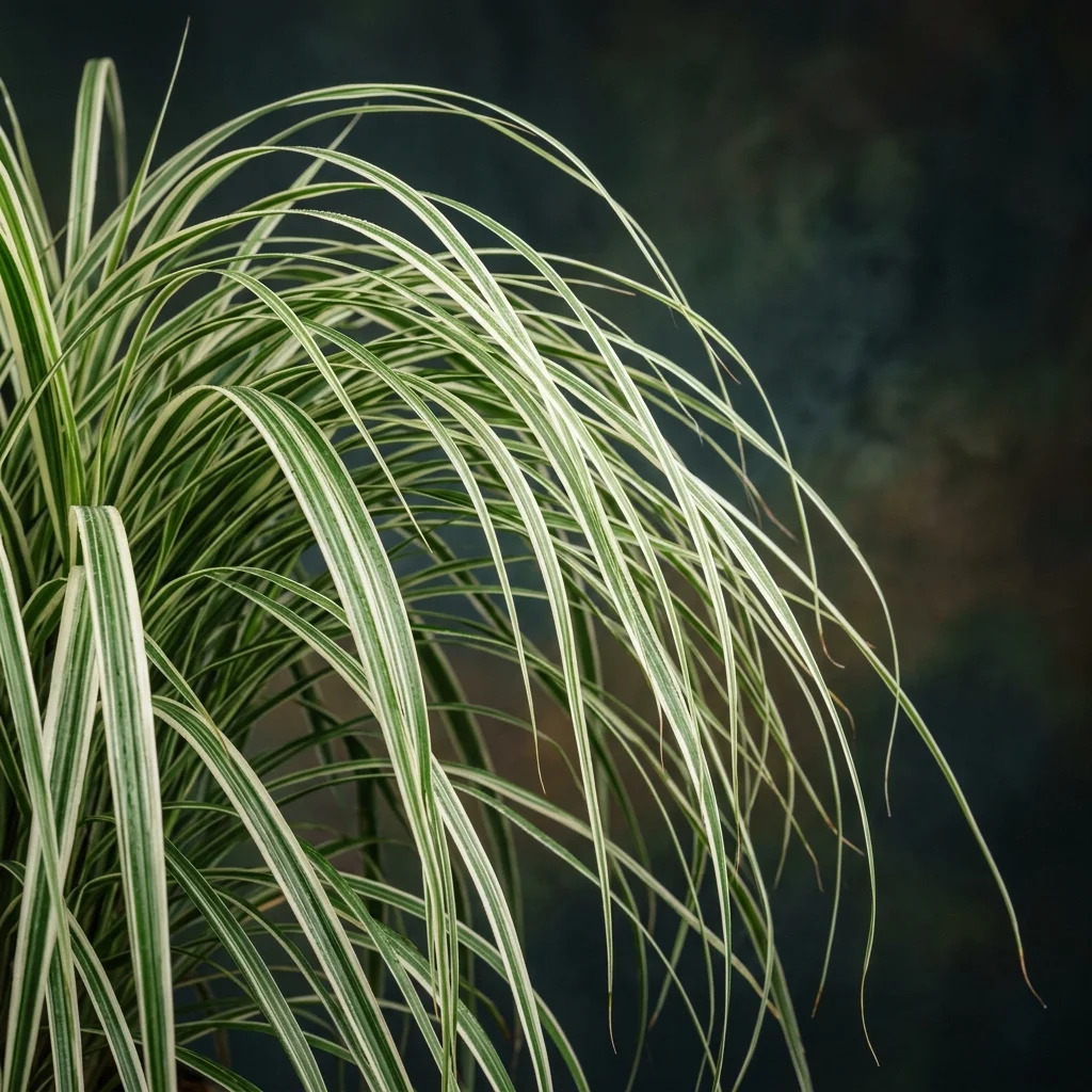 Identifica e cura Variegated Miscanthus (Miscanthus sinensis 'Variegatus') con Plant AI