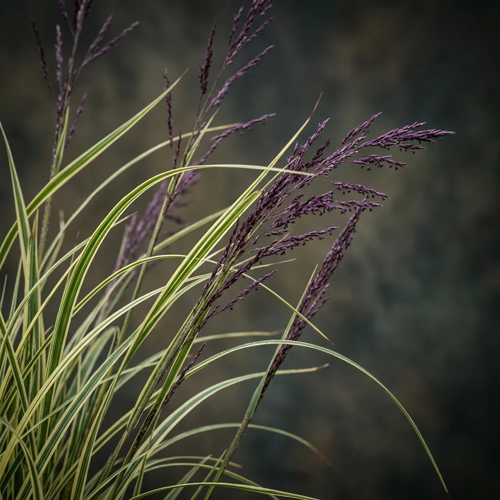 Identifica e cura Variegated Purple Moor Grass (Molinia caerulea 'Variegata') con Plant AI
