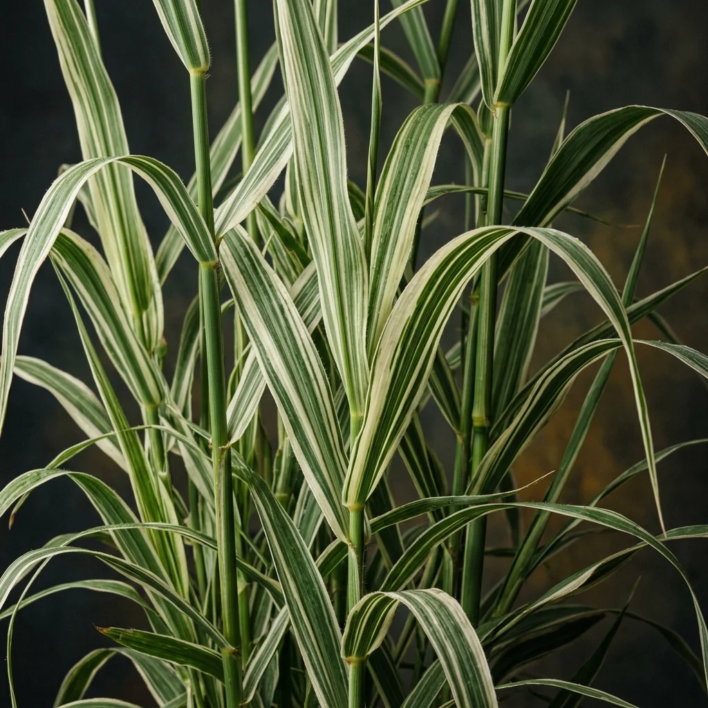 Identifica e cura Variegated Reed Canary Grass (Phalaris arundinacea var. variegata) con Plant AI