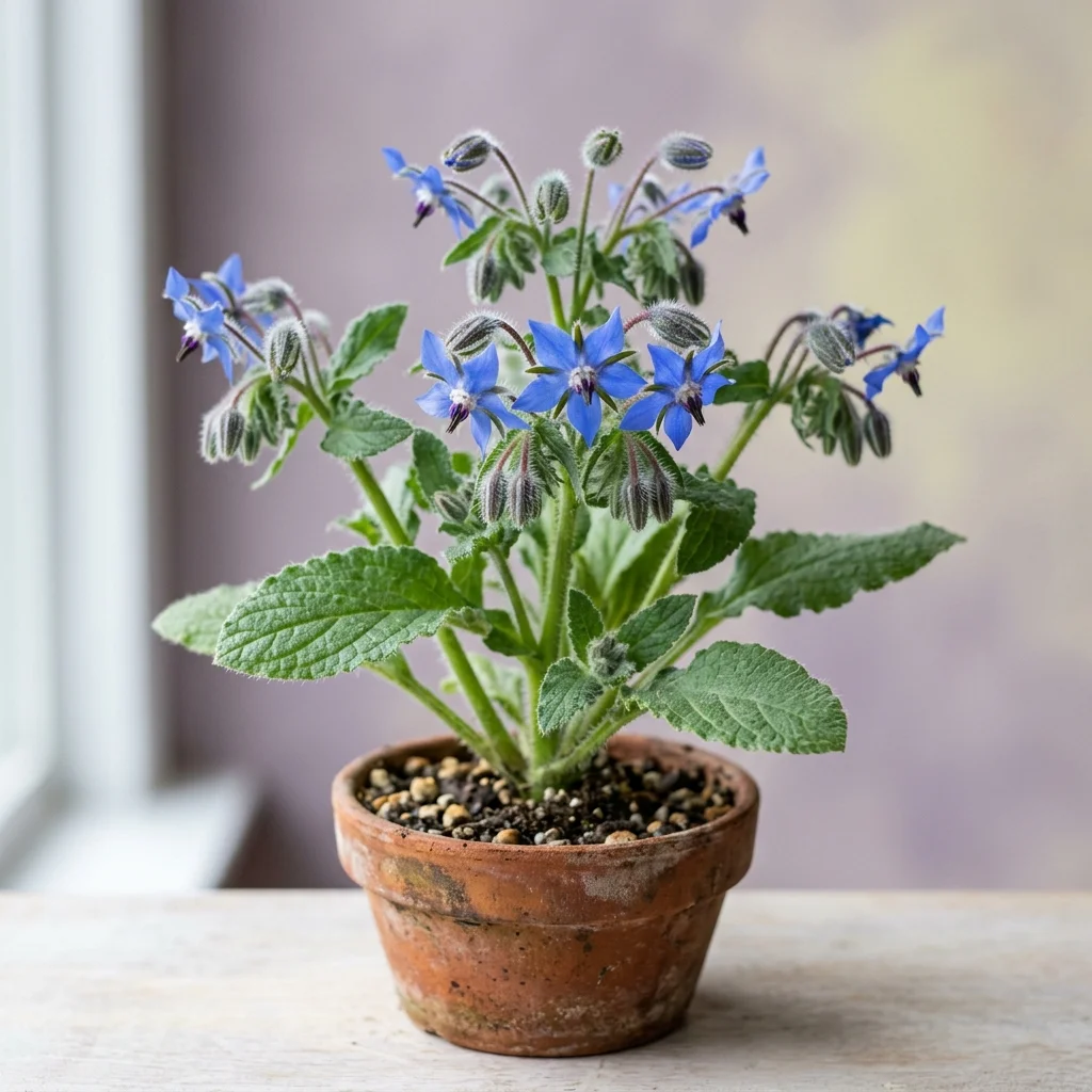 Identifica e cura Borragine (Borago officinalis) con Plant AI