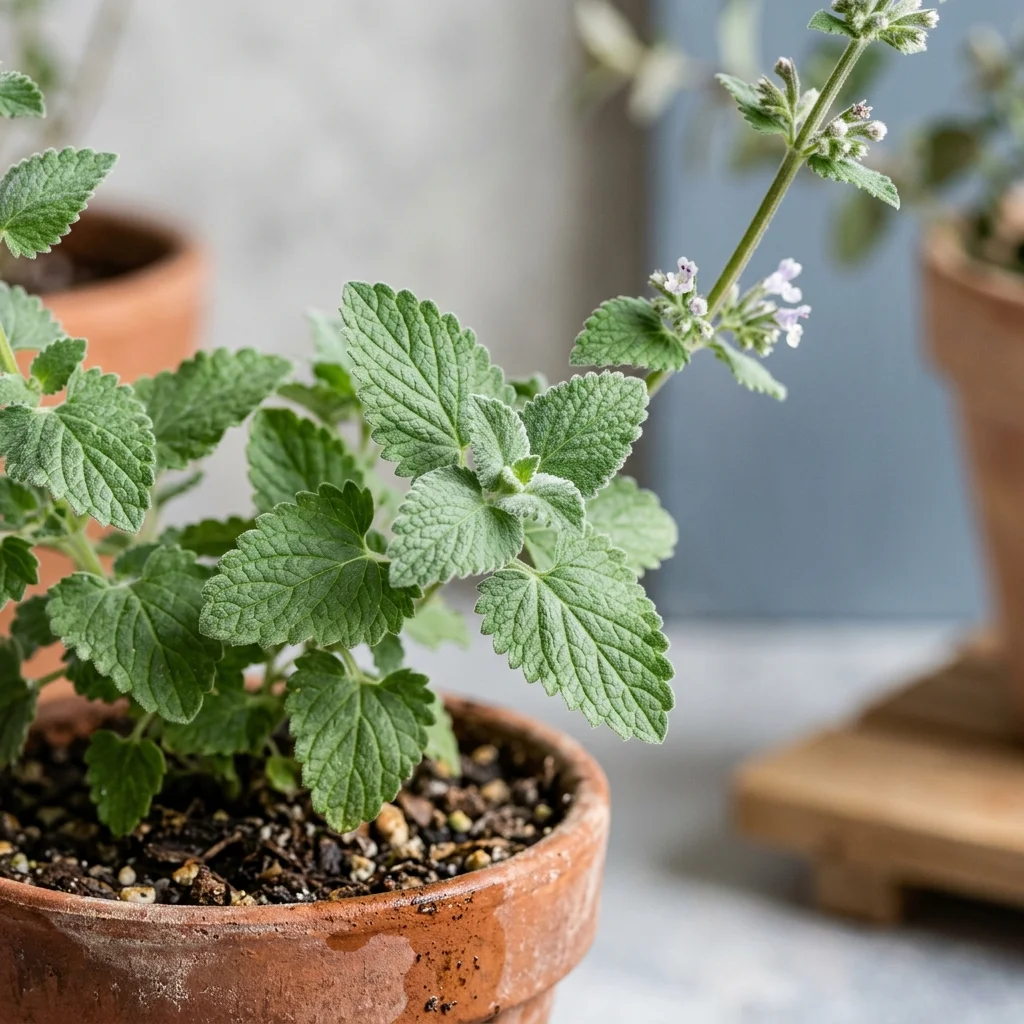 Identifica e cura Catnip (Nepeta cataria) con Plant AI