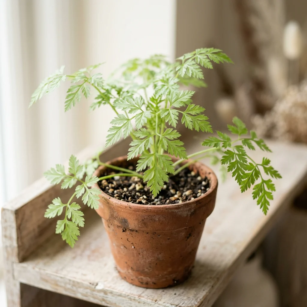 Identifica e cura Chervil (Anthriscus cerefolium) con Plant AI