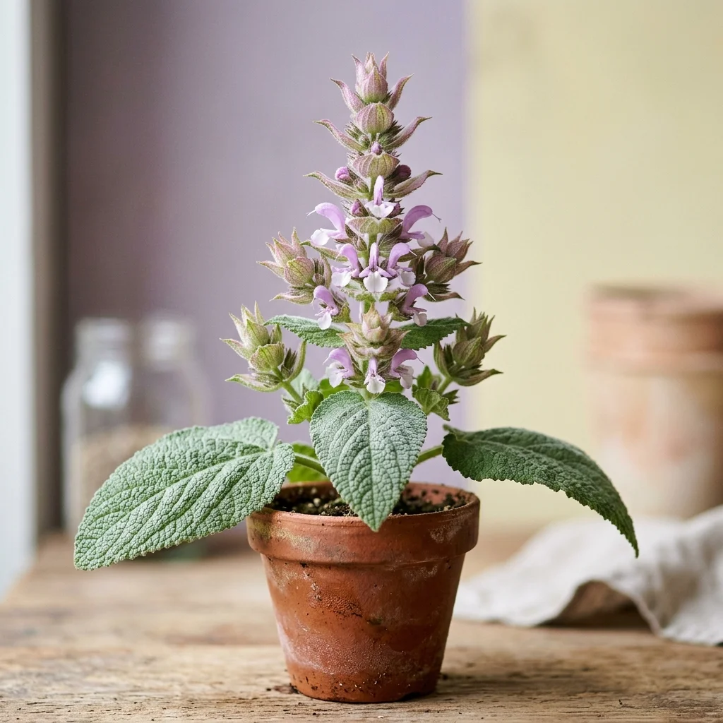 Identifica e cura Clary Sage (Salvia sclarea) con Plant AI