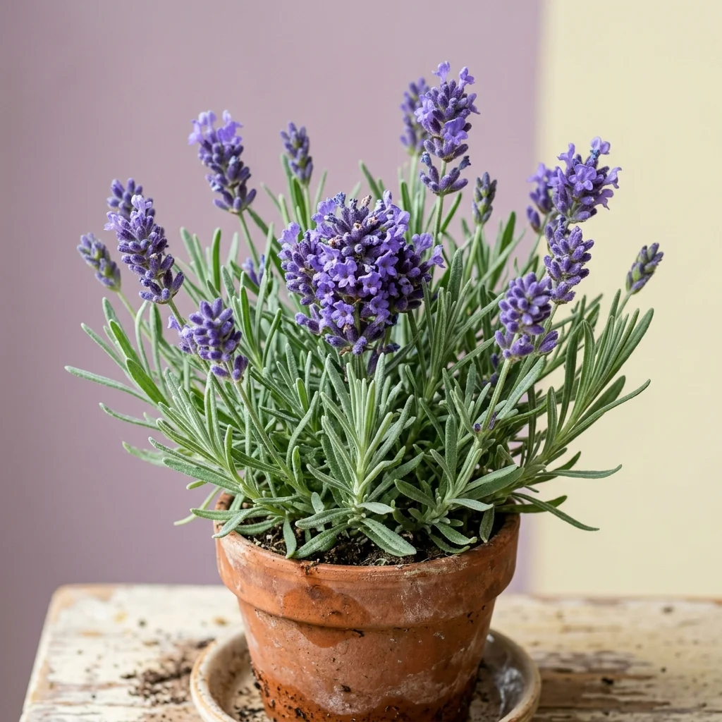 Identifica e cura Dwarf Lavender (Lavandula angustifolia 'Munstead') con Plant AI