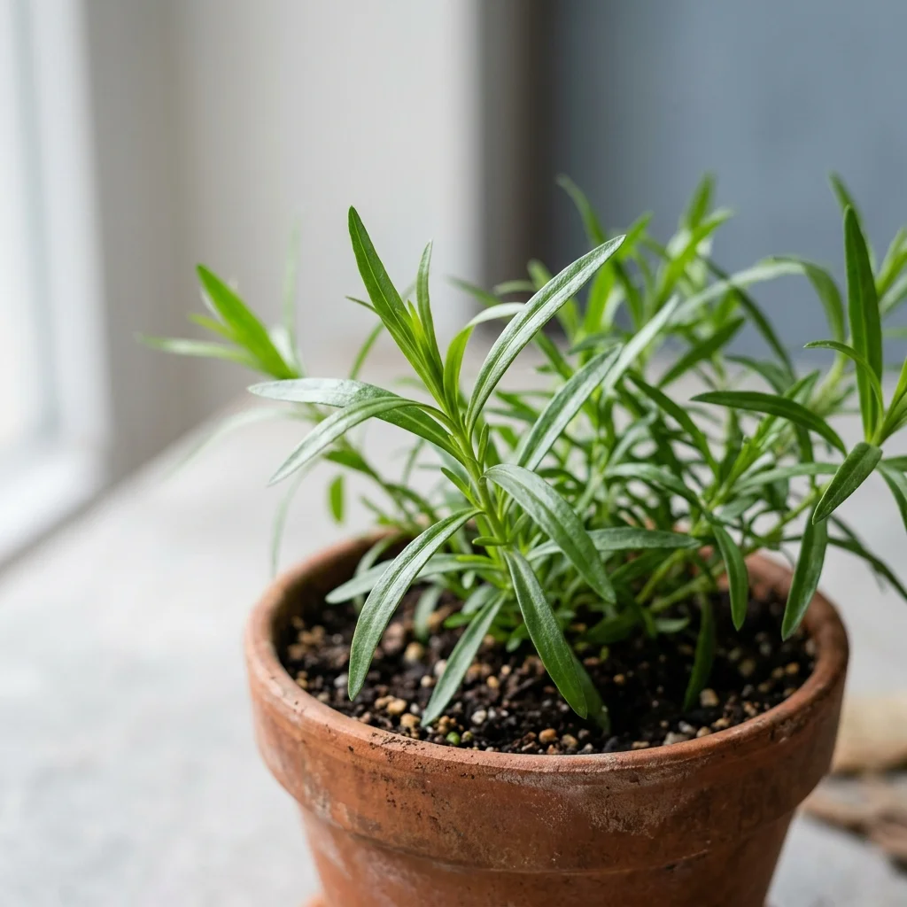 Identifica e cura French Tarragon (Artemisia dracunculus) con Plant AI