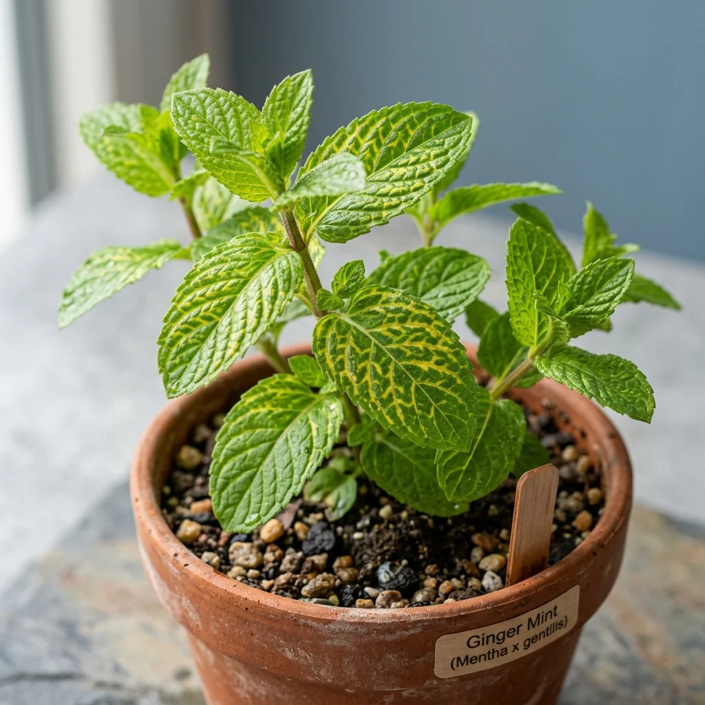 Identifica e cura Ginger Mint (Mentha x gentilis) con Plant AI