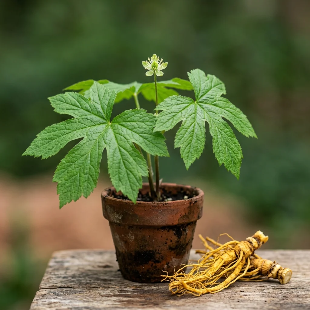 Identifica e cura Goldenseal (Hydrastis canadensis) con Plant AI