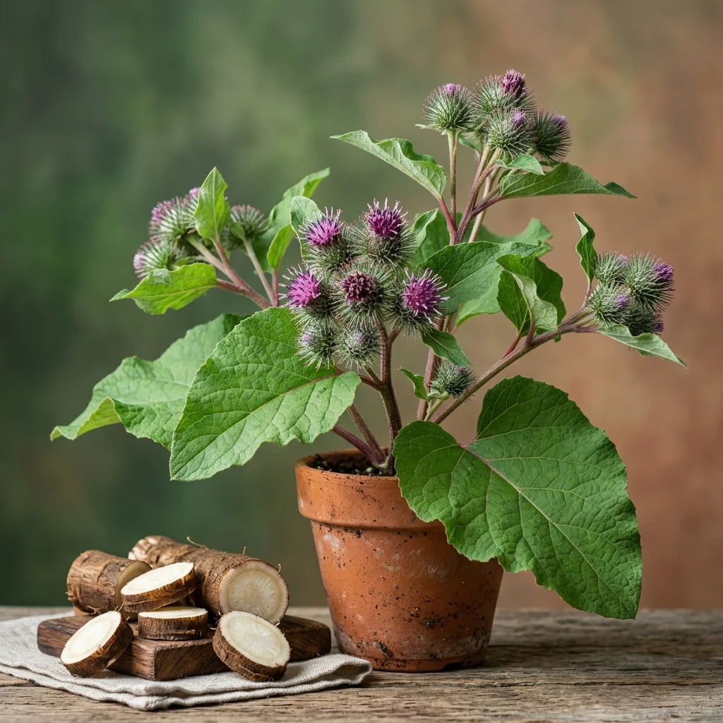 Identifica e cura Great Burdock (Arctium lappa) con Plant AI