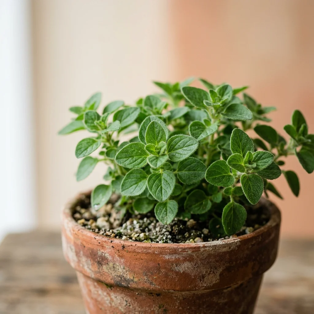 Identifica e cura Greek Oregano (Origanum vulgare subsp. hirtum) con Plant AI
