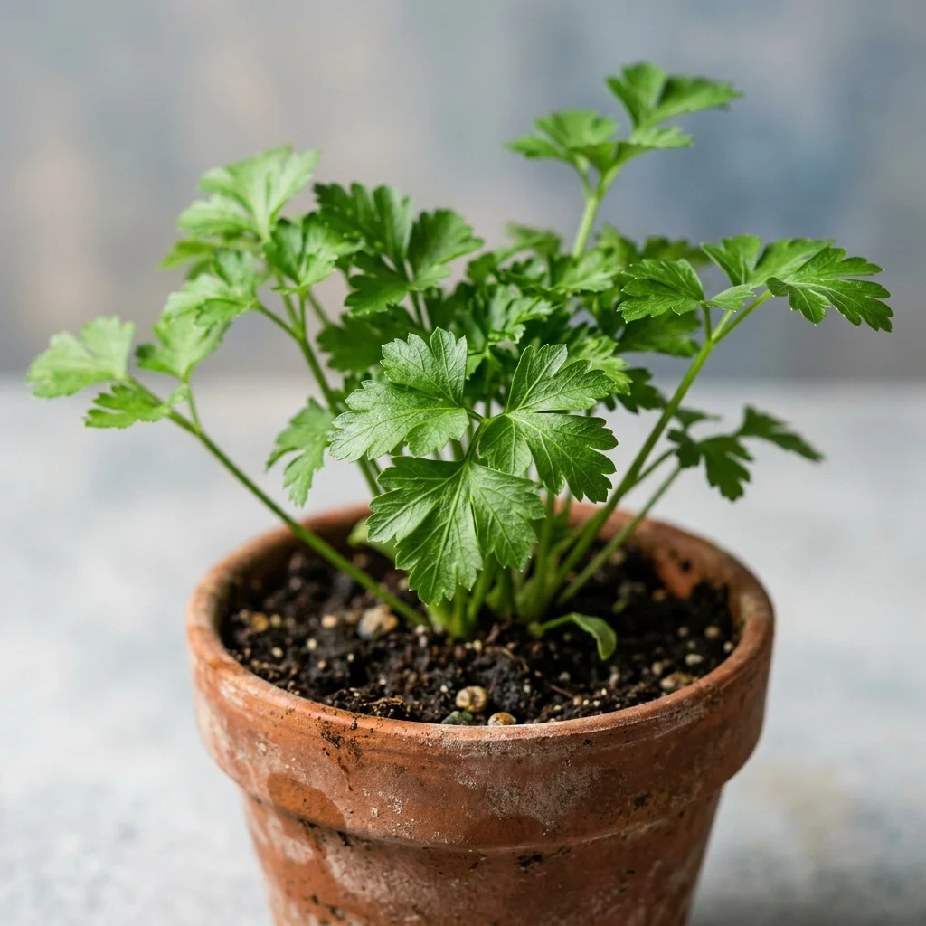 Identifica e cura Italian Parsley (Petroselinum crispum) con Plant AI