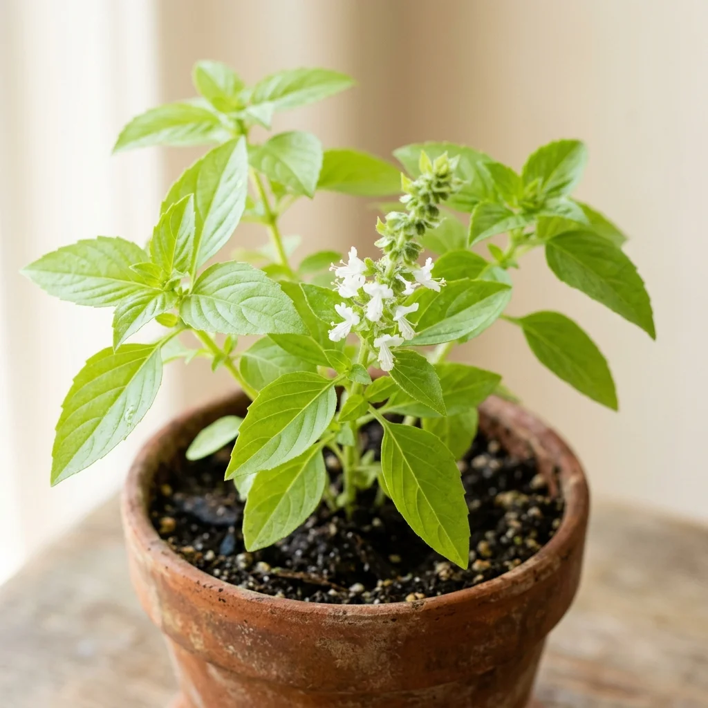 Identifica e cura Lemon Basil (Ocimum x citriodorum) con Plant AI