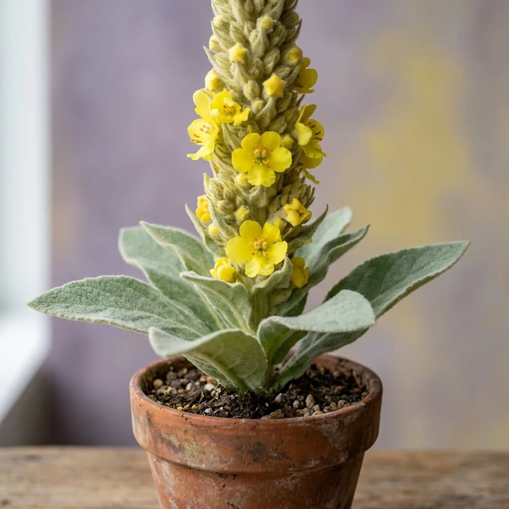 Identifica e cura Mullein (Verbascum thapsus) con Plant AI