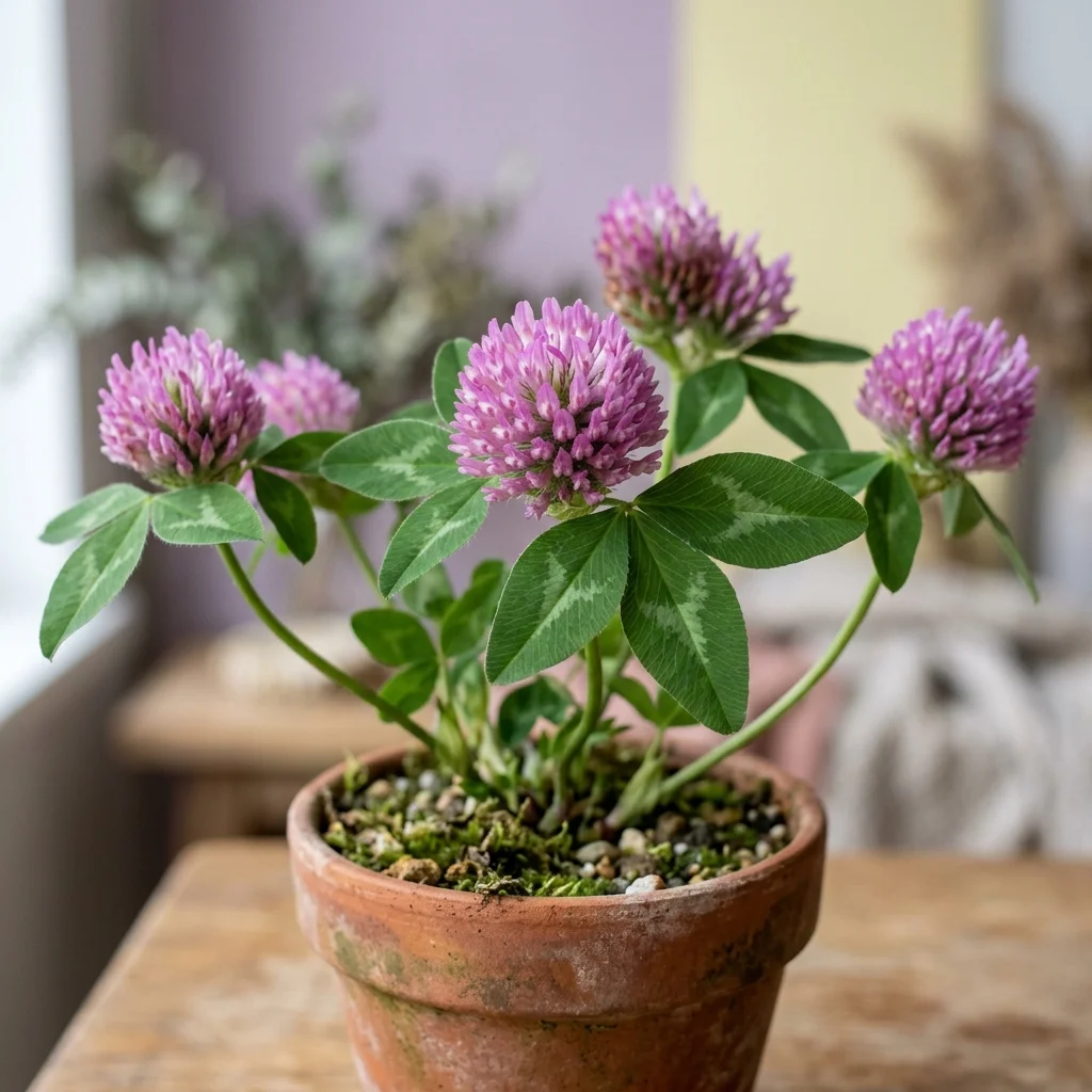 Identifica e cura Red Clover (Trifolium pratense) con Plant AI