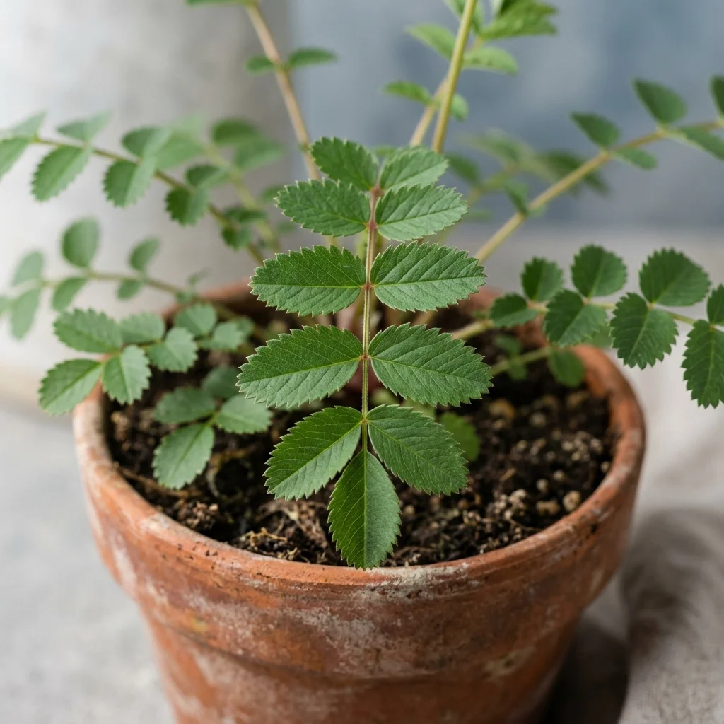 Identifica e cura Salad Burnet (Sanguisorba minor) con Plant AI