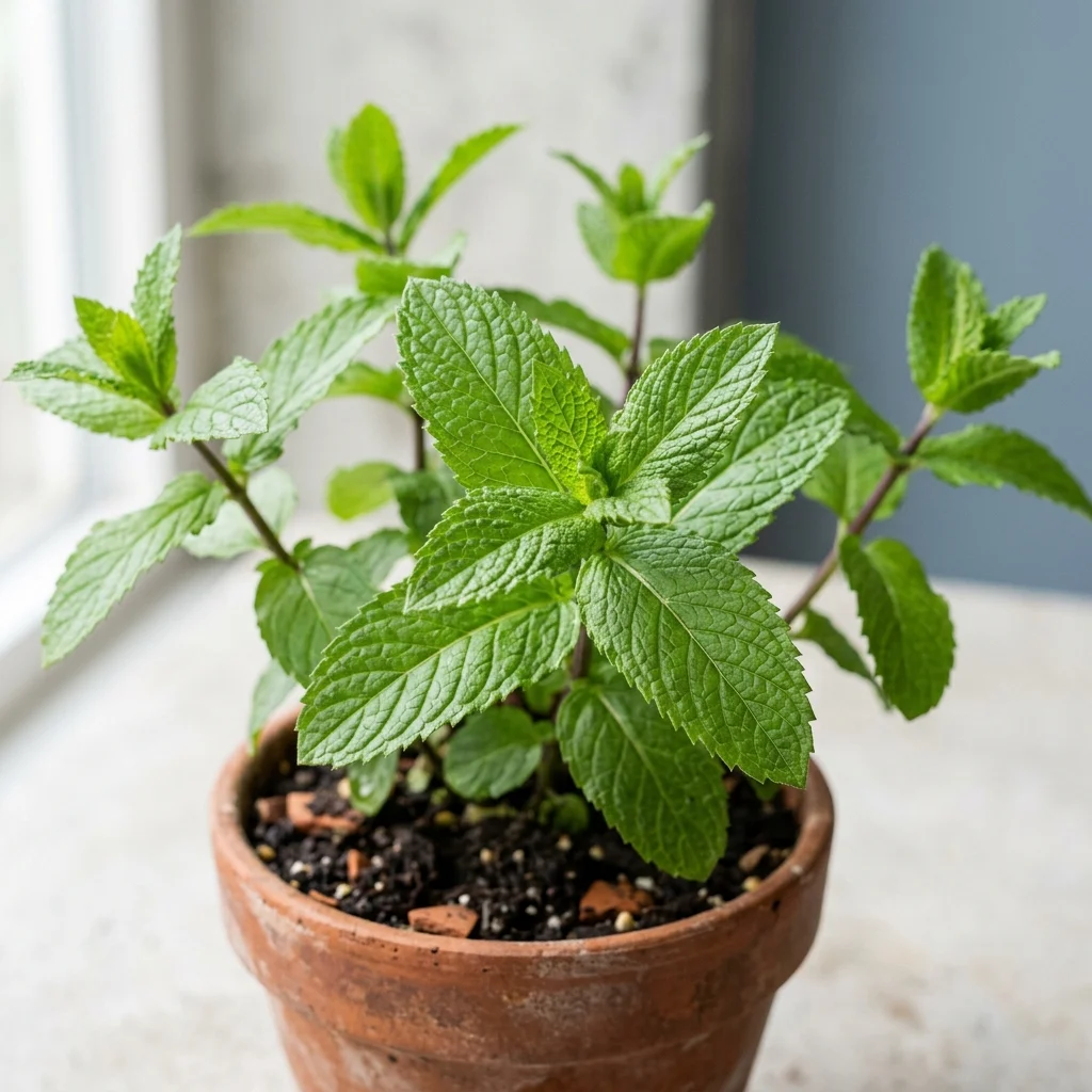 Identifica e cura Spearmint (Mentha spicata) con Plant AI