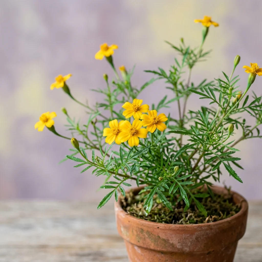 Identifica e cura Sweet Marigold (Tagetes lucida) con Plant AI