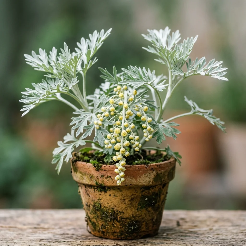 Identifica e cura Wormwood (Artemisia absinthium) con Plant AI