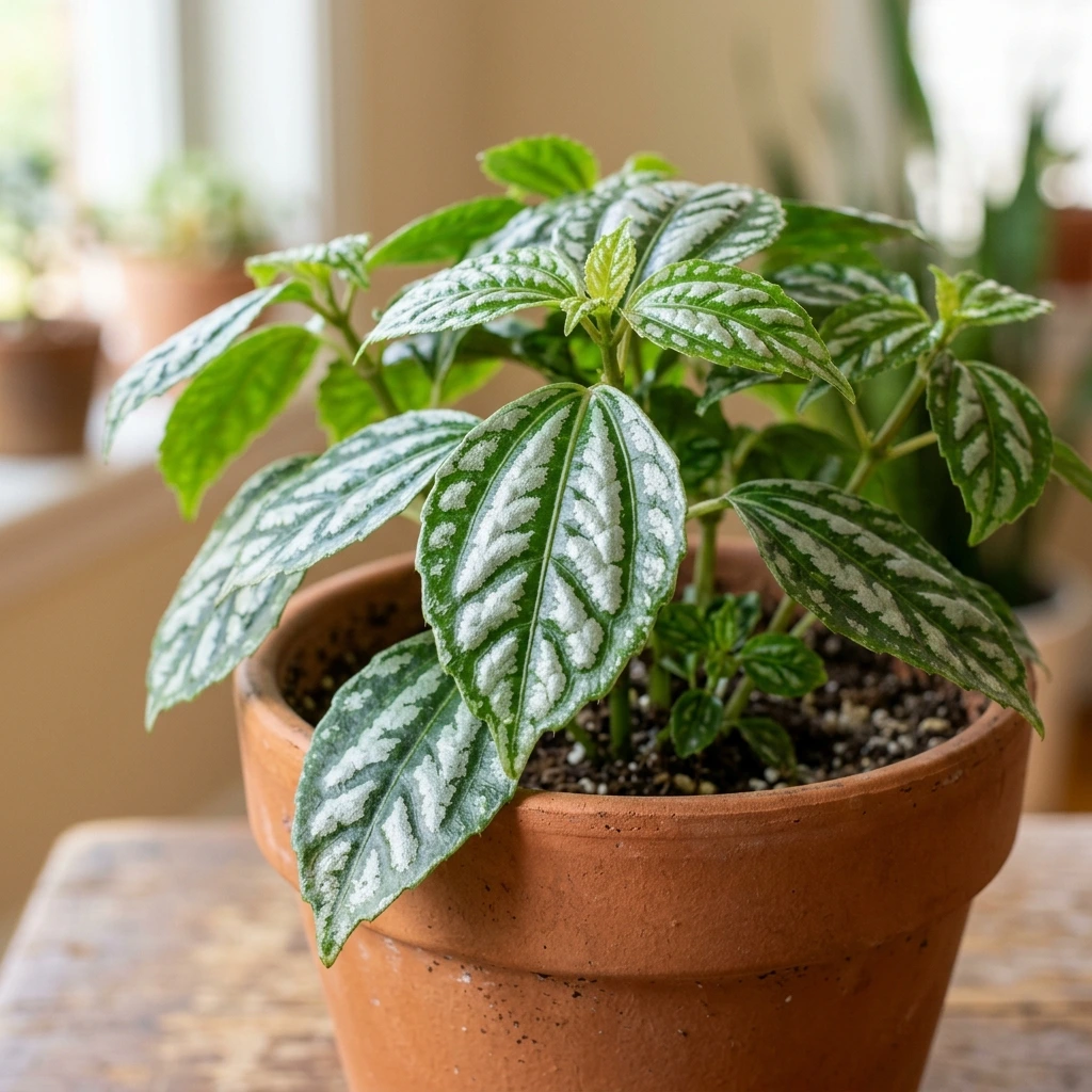 Identifier Plante aluminium (Pilea cadierei) avec Plant AI