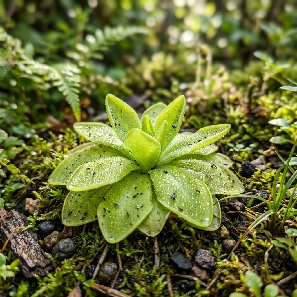 Identifier Grassette (Pinguicula) avec Plant AI