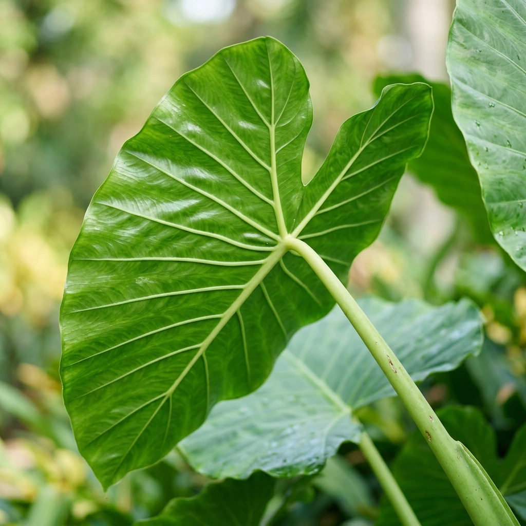Identifier Alocasia à grandes feuilles (Alocasia odora) avec Plant AI