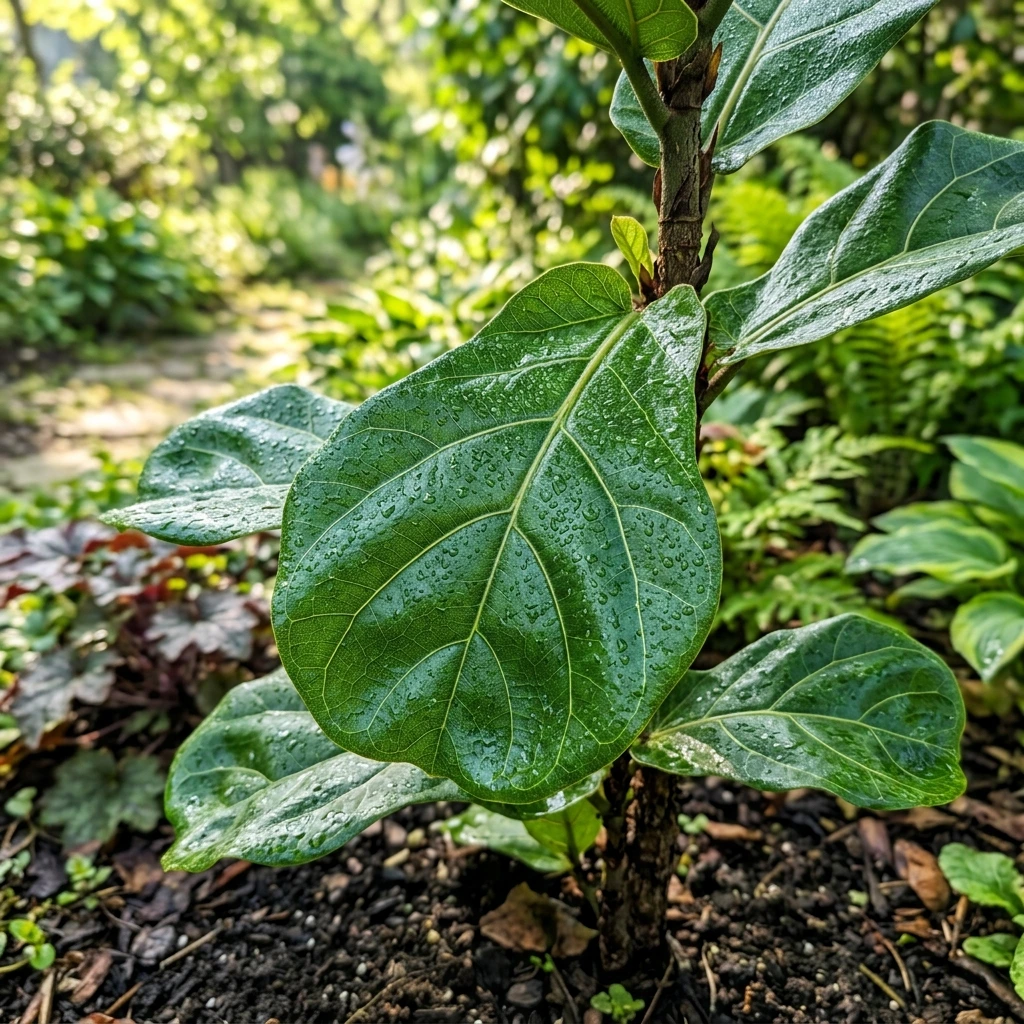 Identifier Figuier lyre (Ficus lyrata) avec Plant AI
