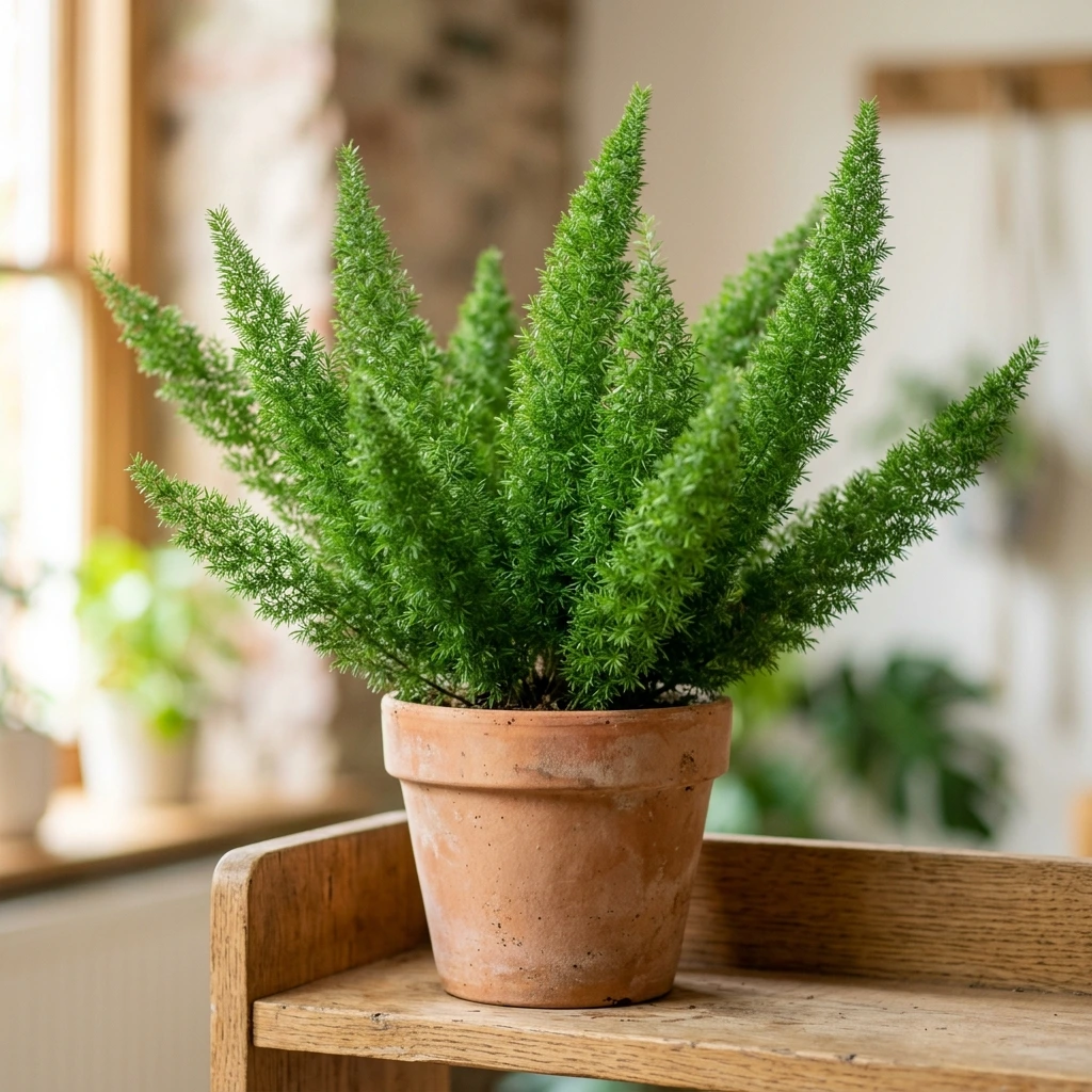 Identifier Asparagus queue de renard (Asparagus densiflorus 'Meyersii') avec Plant AI