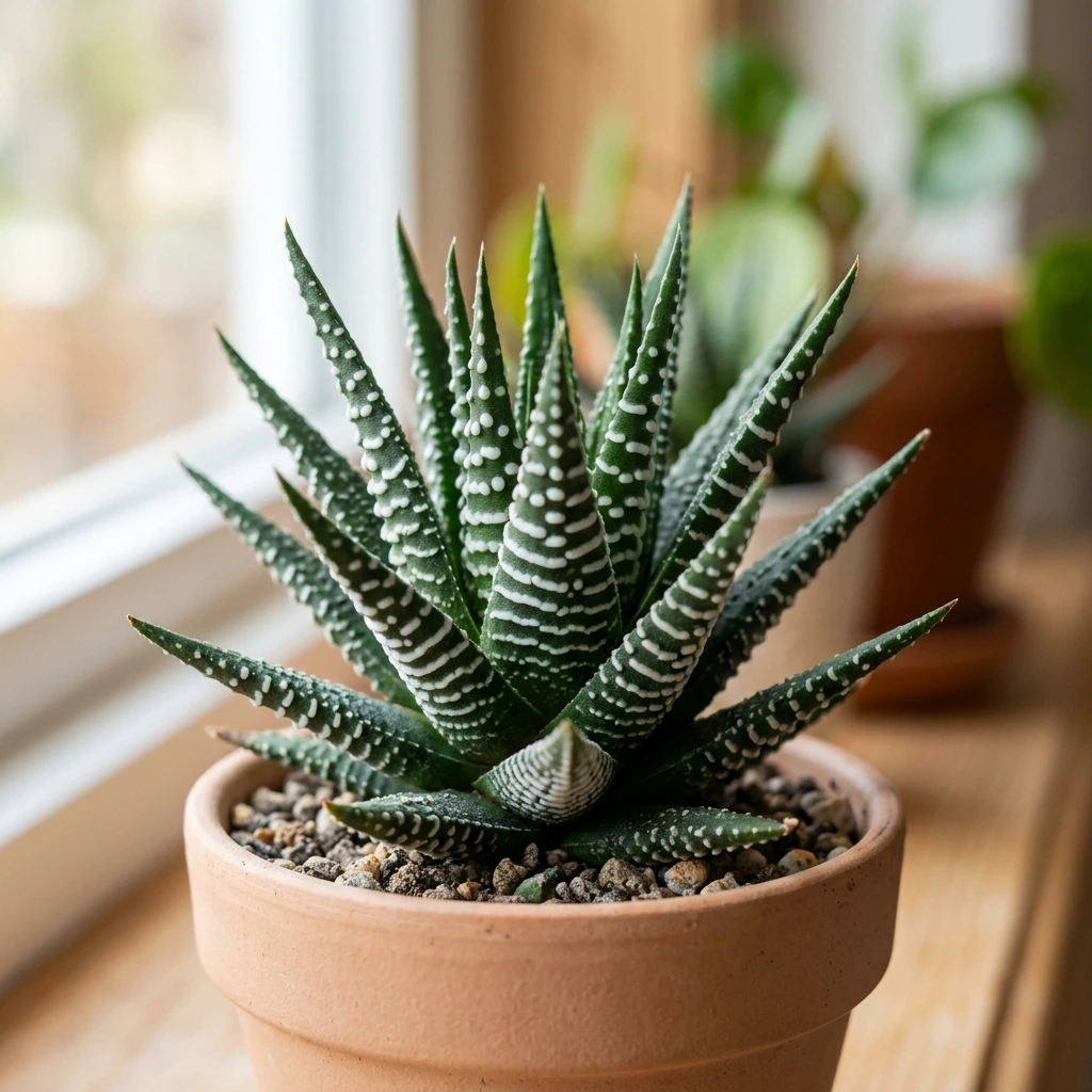 Identifier Haworthia zébré (Haworthiopsis attenuata) avec Plant AI