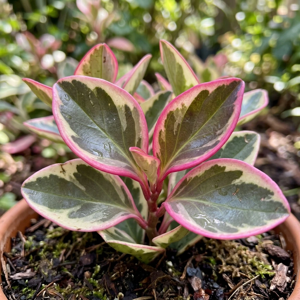 Identifier Pépéromia Jelly (Peperomia clusiifolia) avec Plant AI