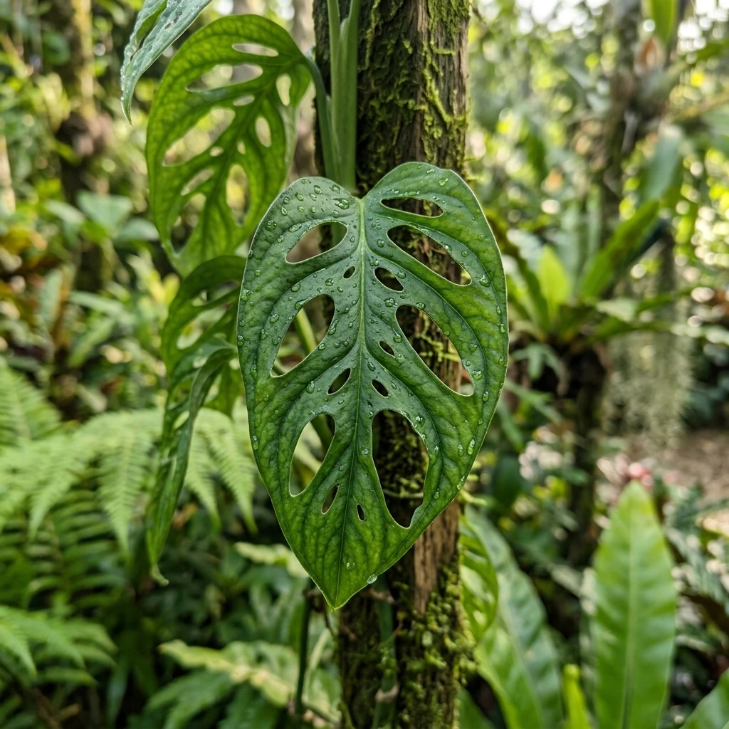 Identifier Monstera adansonii (Monstera adansonii) avec Plant AI