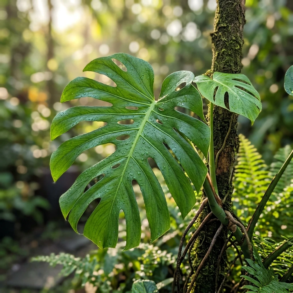 Identifier Monstera (Monstera deliciosa) avec Plant AI