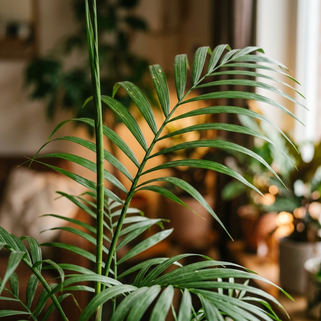 Identifier Palmier nain de salon (Chamaedorea elegans) avec Plant AI