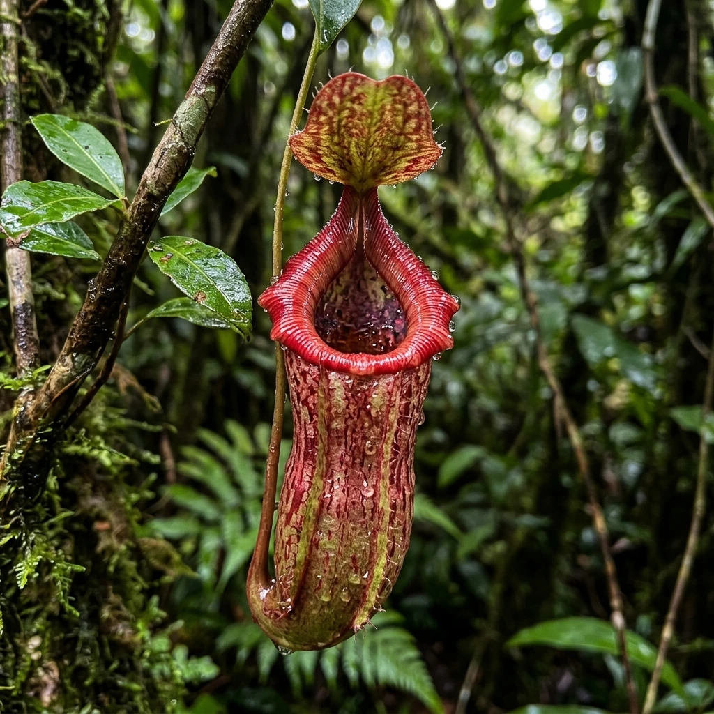 Identifier Népenthès (Nepenthes) avec Plant AI