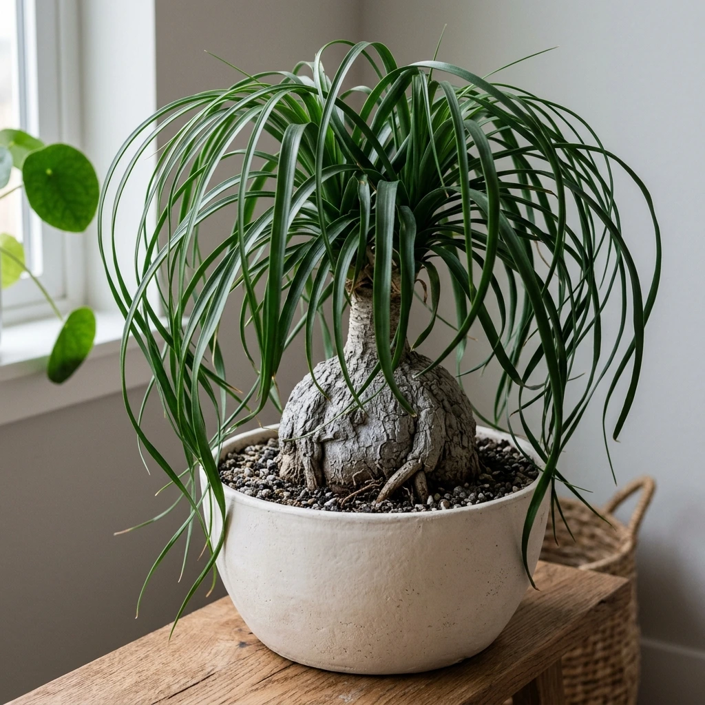 Identifier Beaucarnea (Beaucarnea recurvata) avec Plant AI
