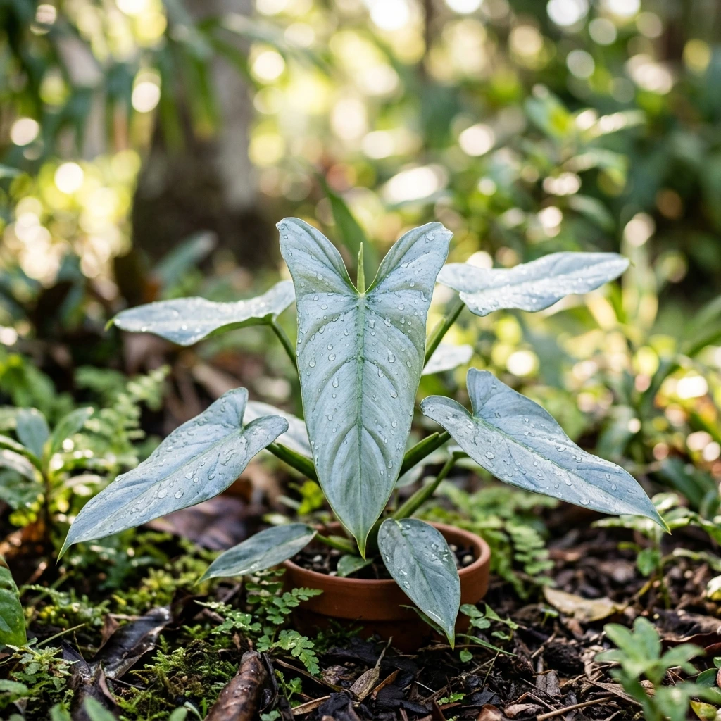 Identifier Philodendron Silver Sword (Philodendron hastatum) avec Plant AI