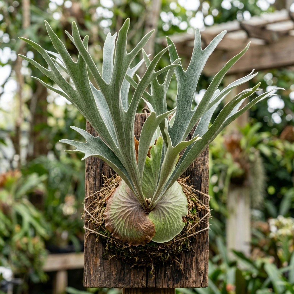 Identifier Corne de cerf (Platycerium bifurcatum) avec Plant AI