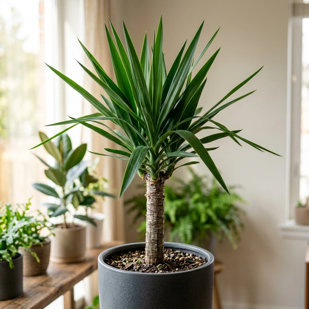 Identifier Yucca d’intérieur (Yucca gigantea) avec Plant AI