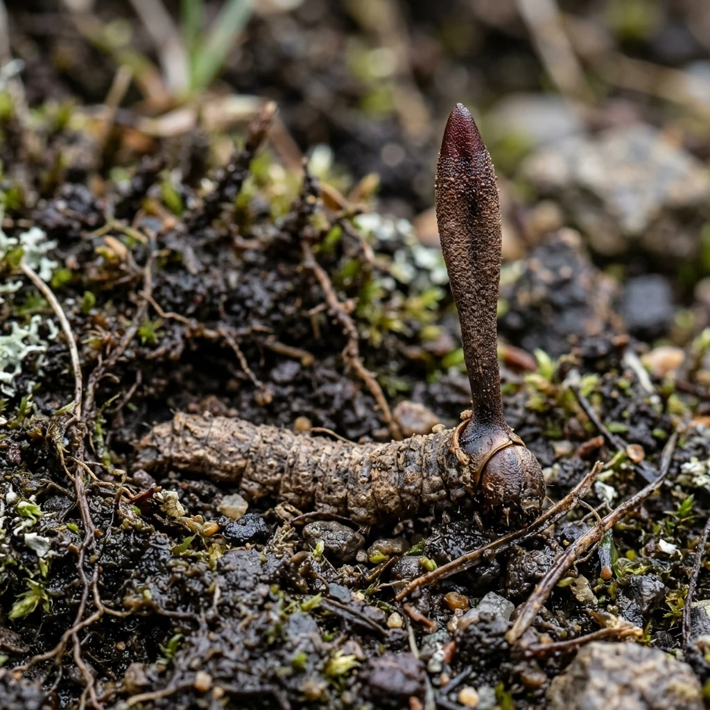 Identifica Cordyceps (Ophiocordyceps sinensis) con Plant AI