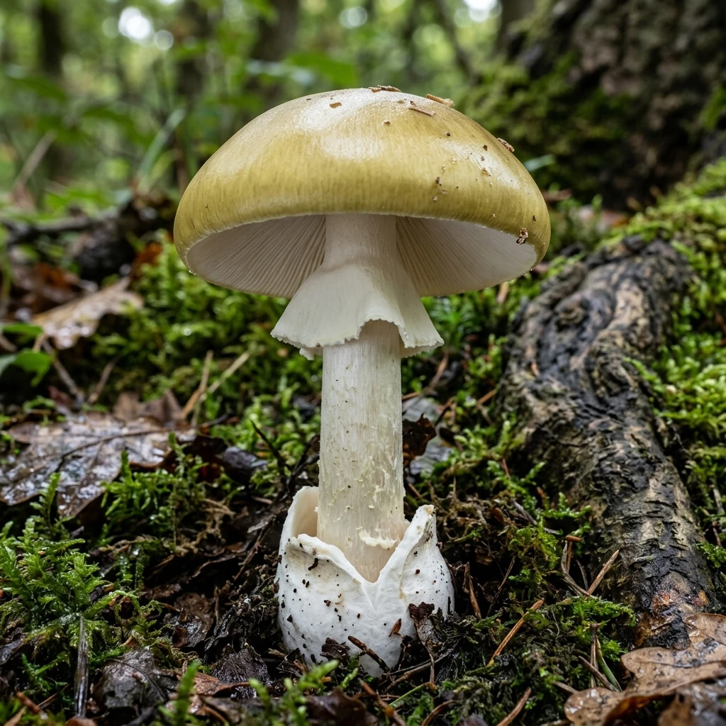 Identifica Death Cap (Amanita phalloides) con Plant AI