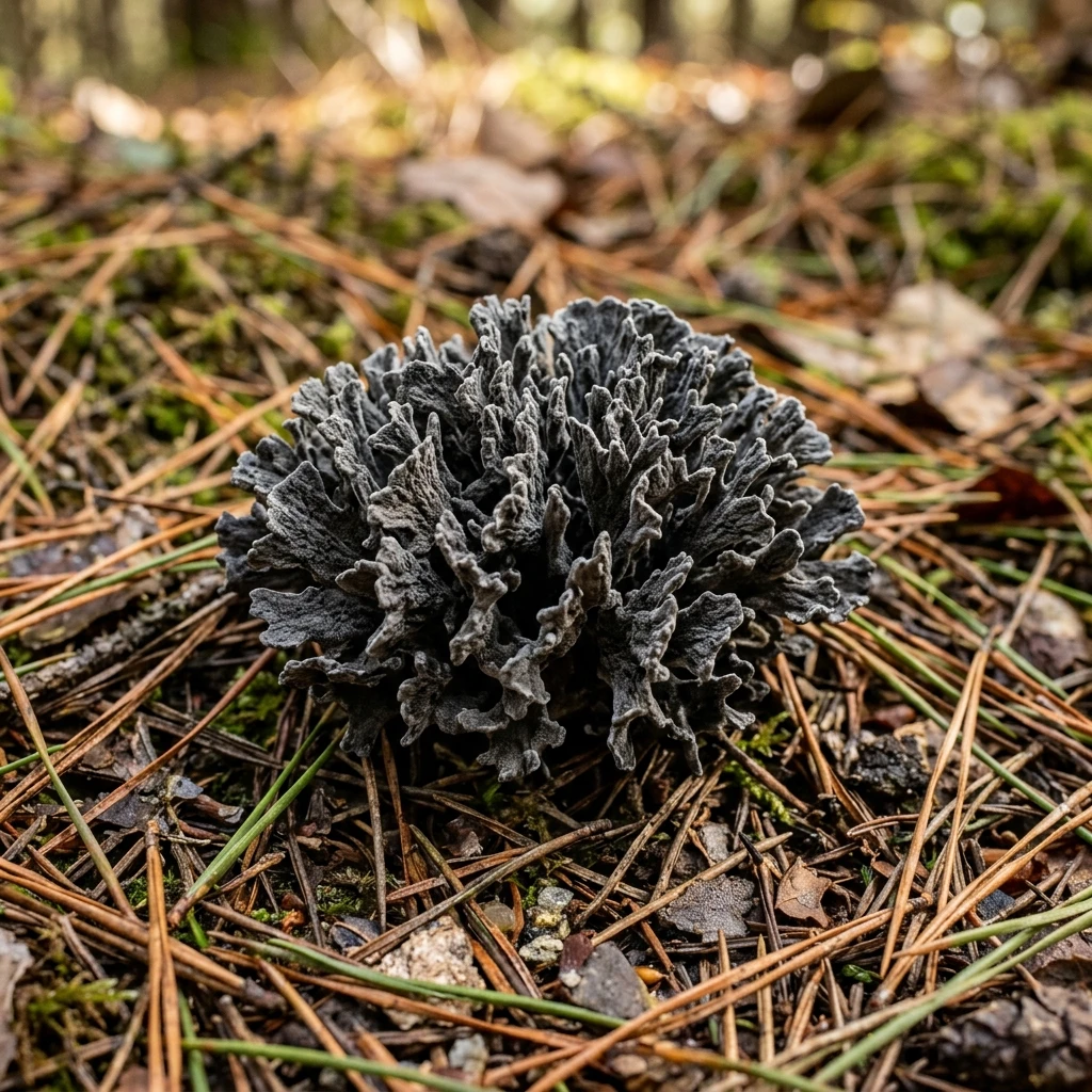 Identifica Ganba Fungus (Thelephora ganbajun) con Plant AI