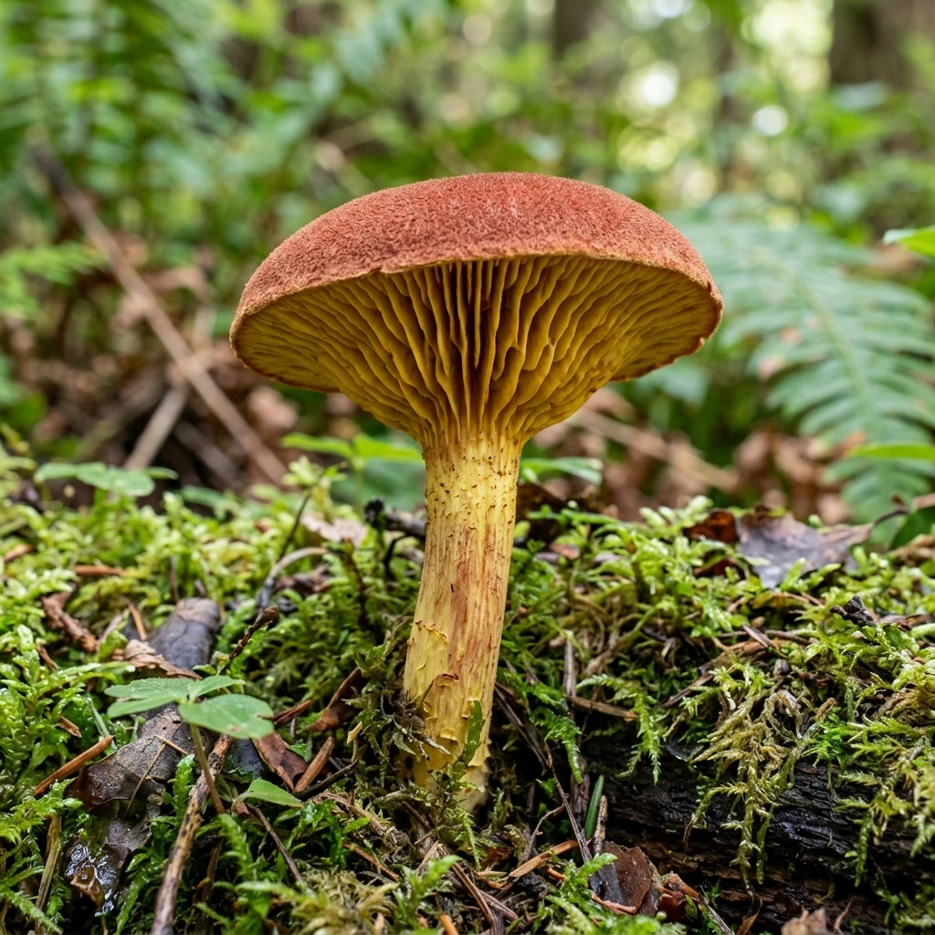 Identifica Gilled Bolete (Phylloporus rhodoxanthus) con Plant AI