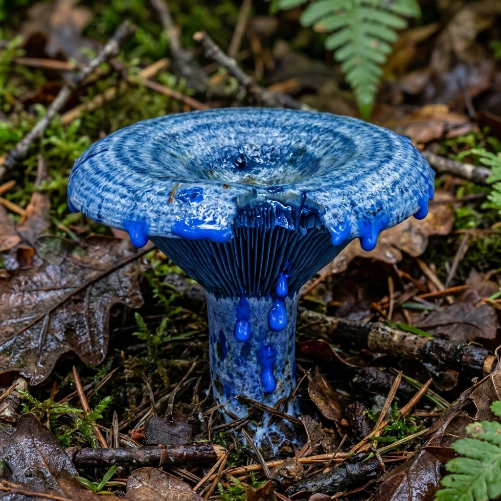 Identifica Indigo Milk Cap (Lactarius indigo) con Plant AI