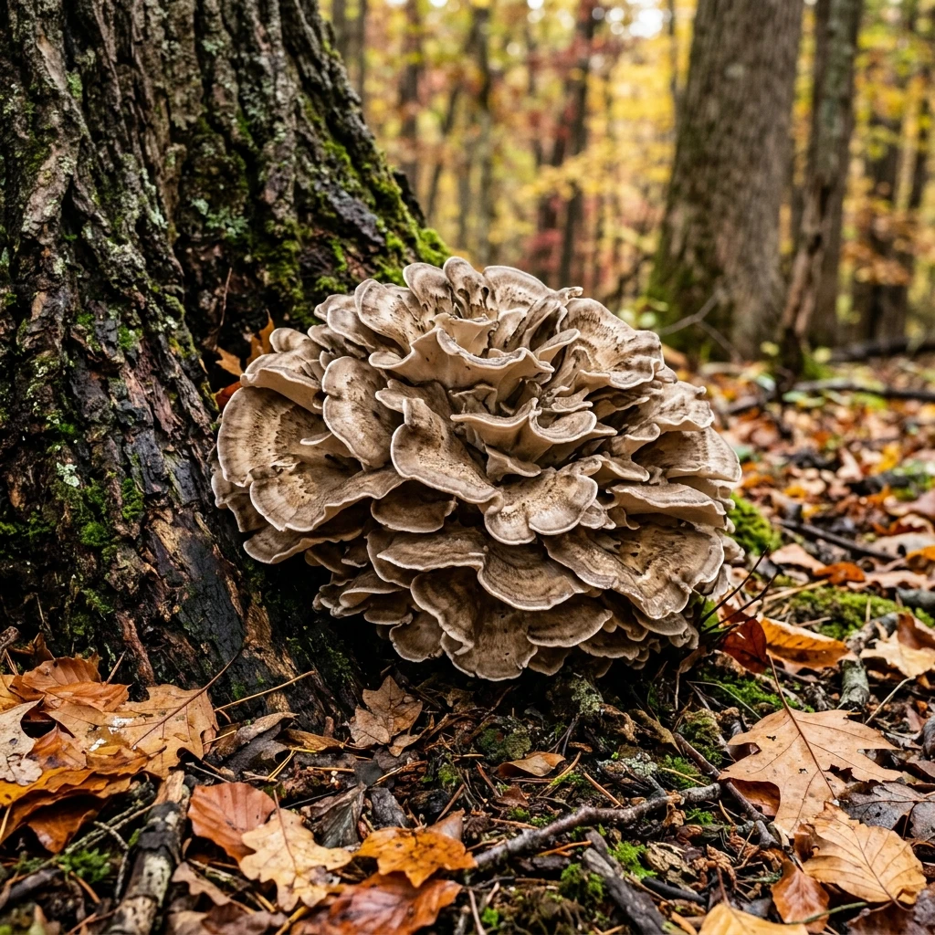 Identifica Maitake (Grifola frondosa) con Plant AI
