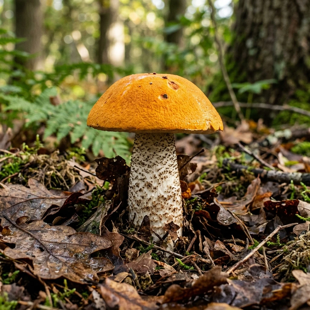 Identifica Orange Oak Bolete (Leccinum aurantiacum) con Plant AI
