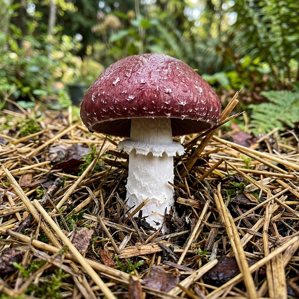 Identifica Wine Cap (Stropharia rugosoannulata) con Plant AI