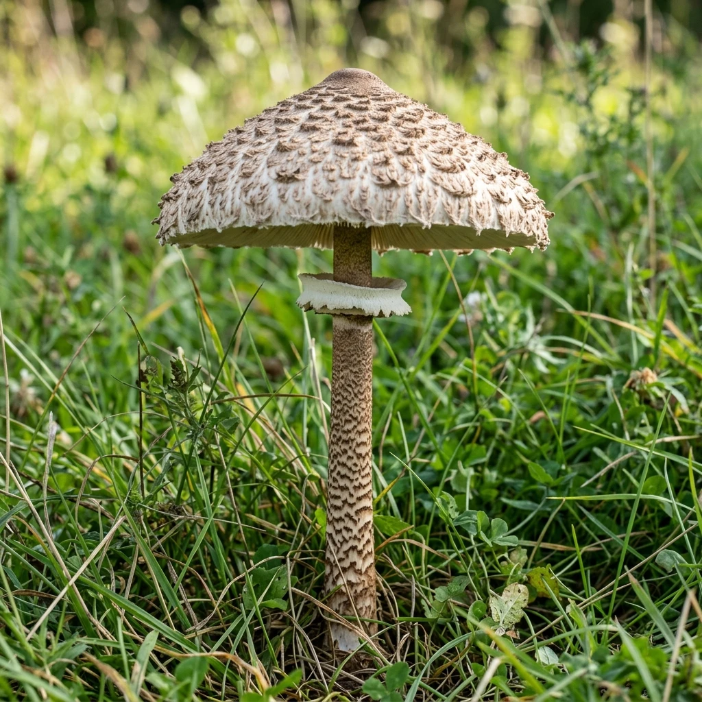 Identifica Parasol Mushroom (Macrolepiota procera) con Plant AI